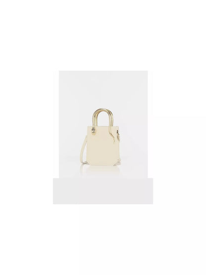 BVLGARI Serpentine Leather Tote