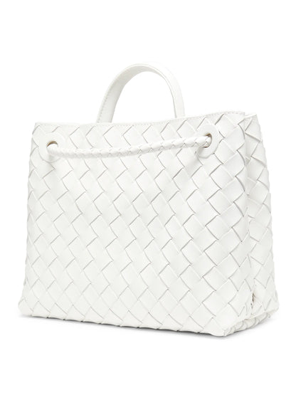 Bottega Veneta Small Andiamo Intrecciato Leather Top-Handle Bag