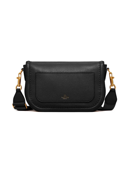 Valentino Garavani Alltime Grainy Calfskin Shoulder Bag