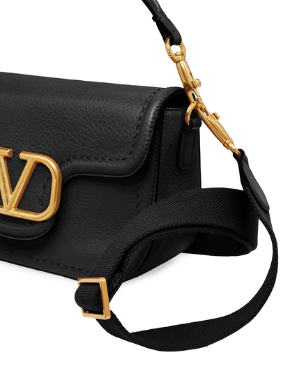 Valentino Garavani Alltime Grainy Calfskin Shoulder Bag