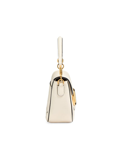 Valentino Garavani Alltime Grainy Calfskin Shoulder Bag