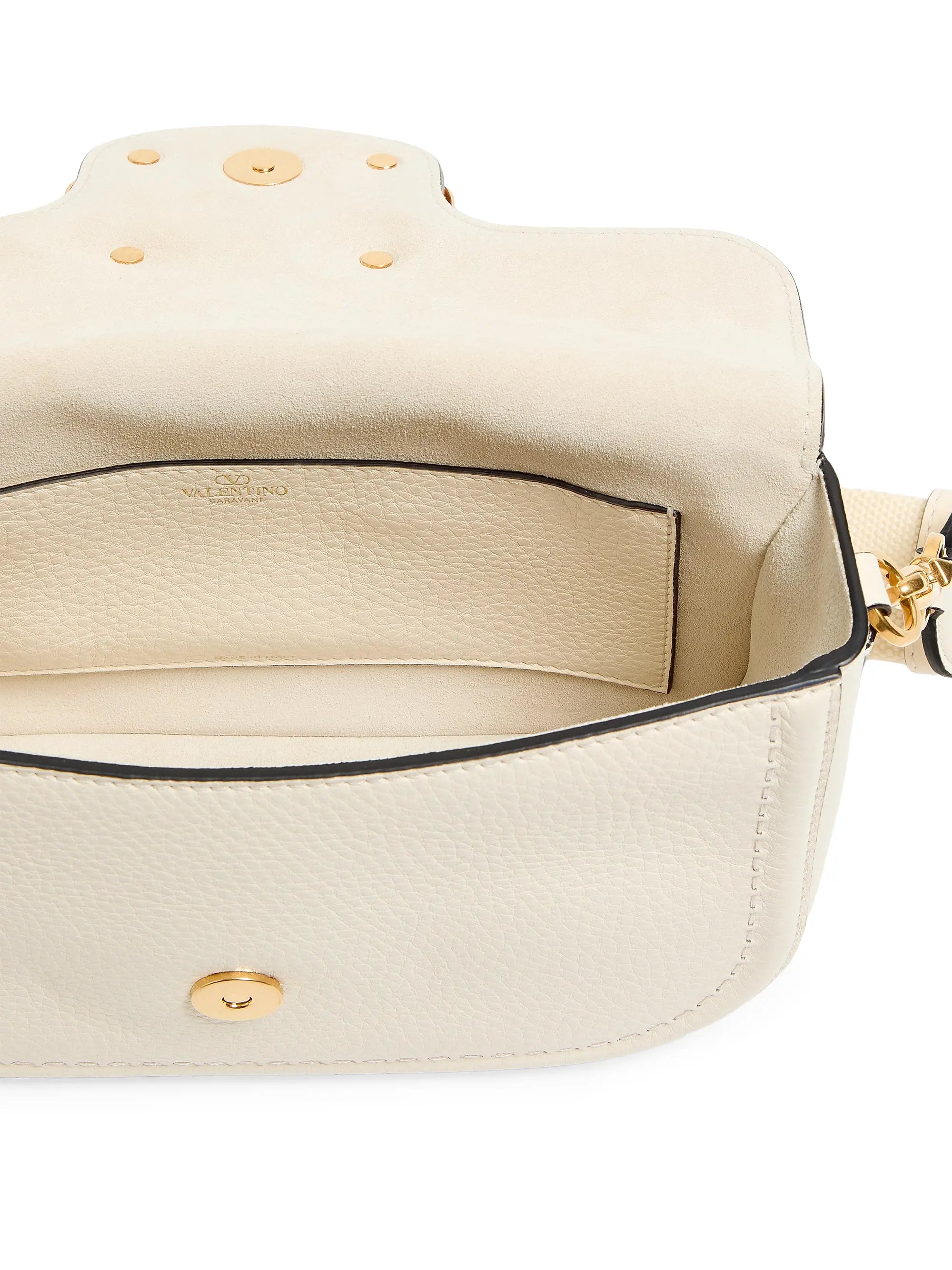 Valentino Garavani Alltime Grainy Calfskin Shoulder Bag
