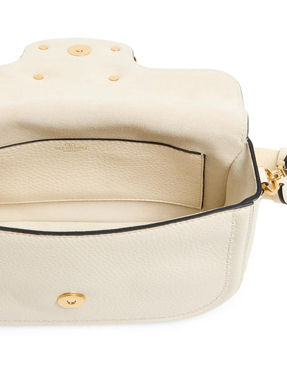Valentino Garavani Alltime Grainy Calfskin Shoulder Bag