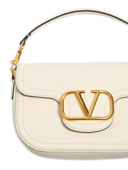 Valentino Garavani Alltime Grainy Calfskin Shoulder Bag
