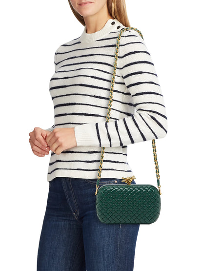 Bottega Veneta Knot Padded Intreccio Leather Minaudière