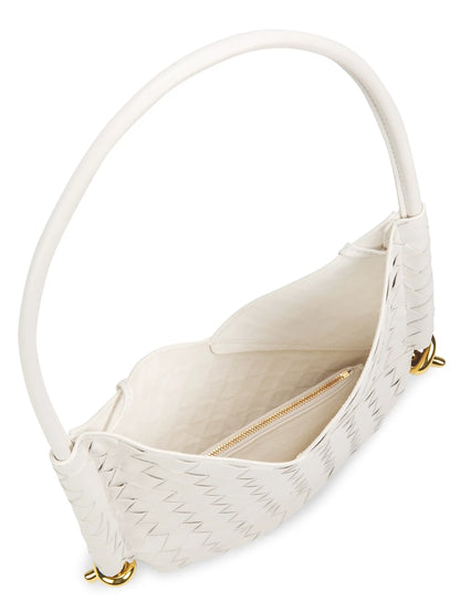 Bottega Veneta Solstice Small Intrecciato Leather Shoulder Bag