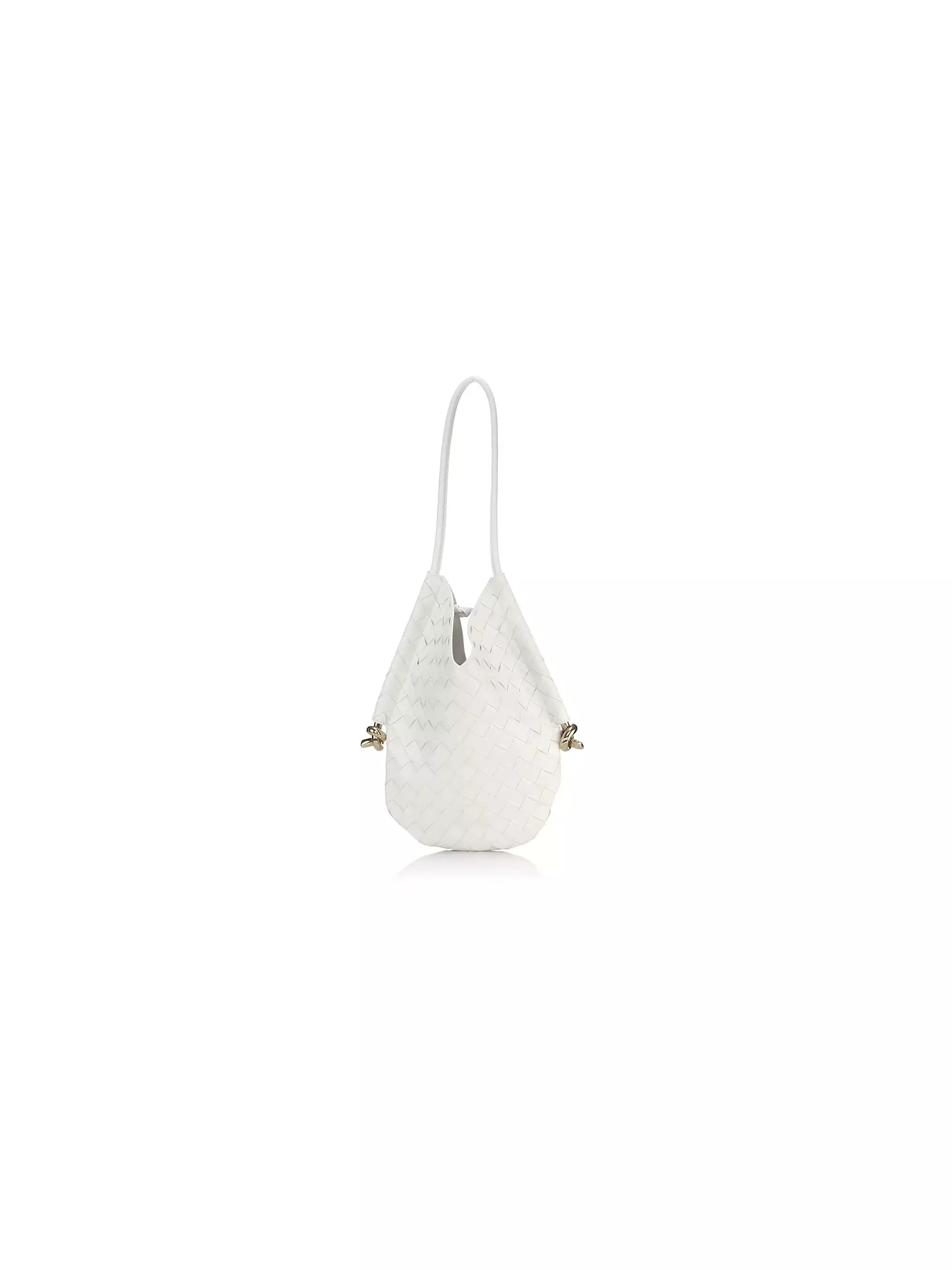 Bottega Veneta Solstice Small Intrecciato Leather Shoulder Bag