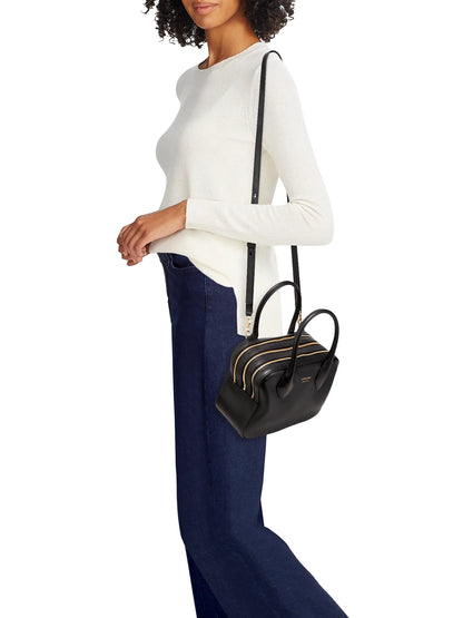 FERRAGAMO Star Leather Top-Handle Bag