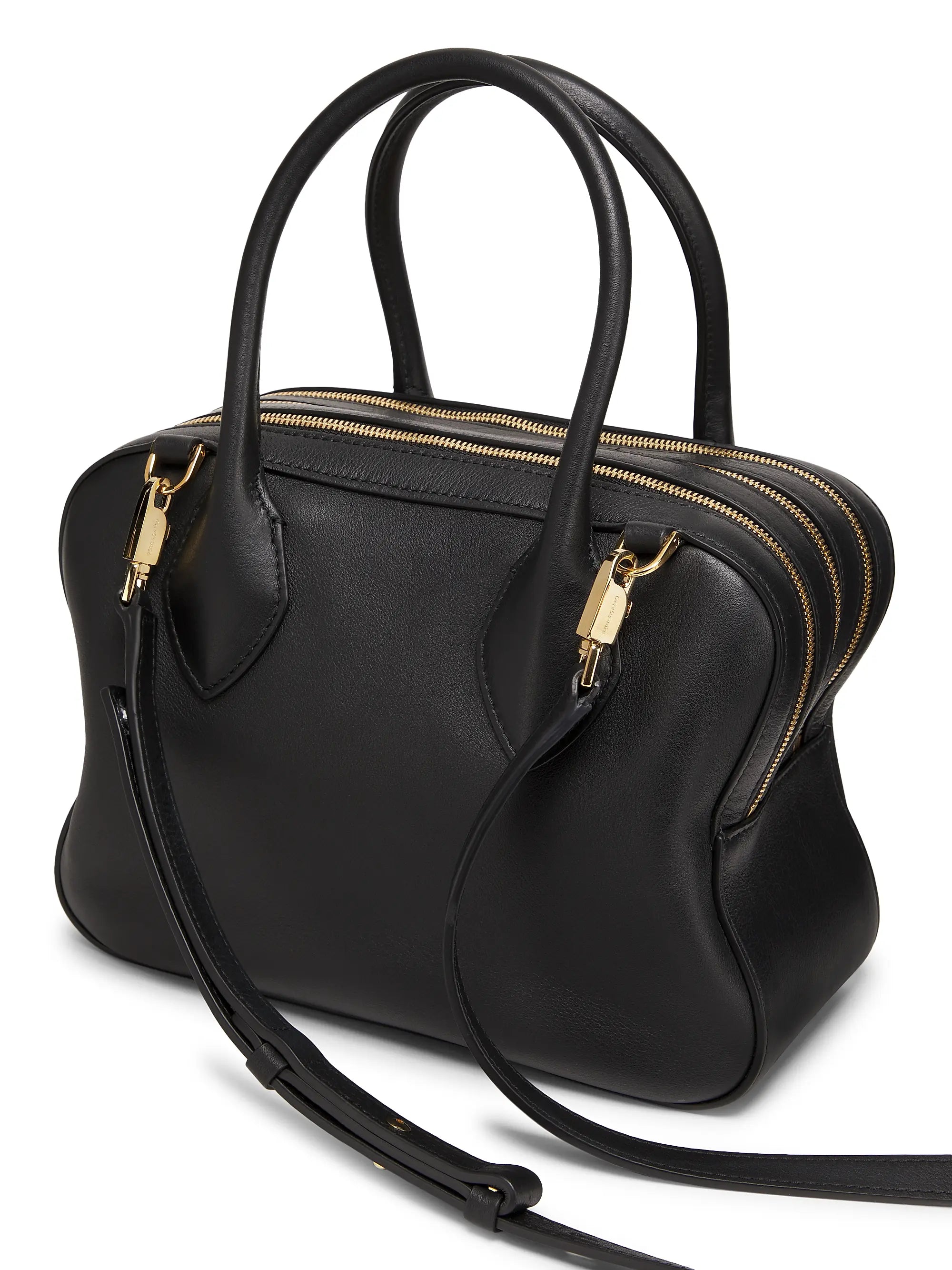 FERRAGAMO Star Leather Top-Handle Bag