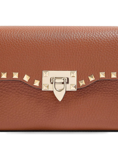 Valentino Garavani Small Rockstud Grainy Calfskin Crossbody Bag