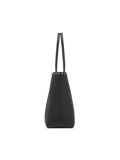 Valentino Garavani Rockstud Grainy Calfskin Tote Bag