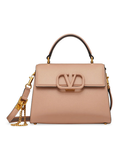 Valentino Garavani Small VSling Grainy Calfskin Handbag