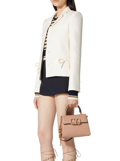 Valentino Garavani Small VSling Grainy Calfskin Handbag