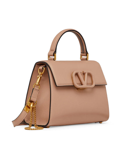 Valentino Garavani Small VSling Grainy Calfskin Handbag