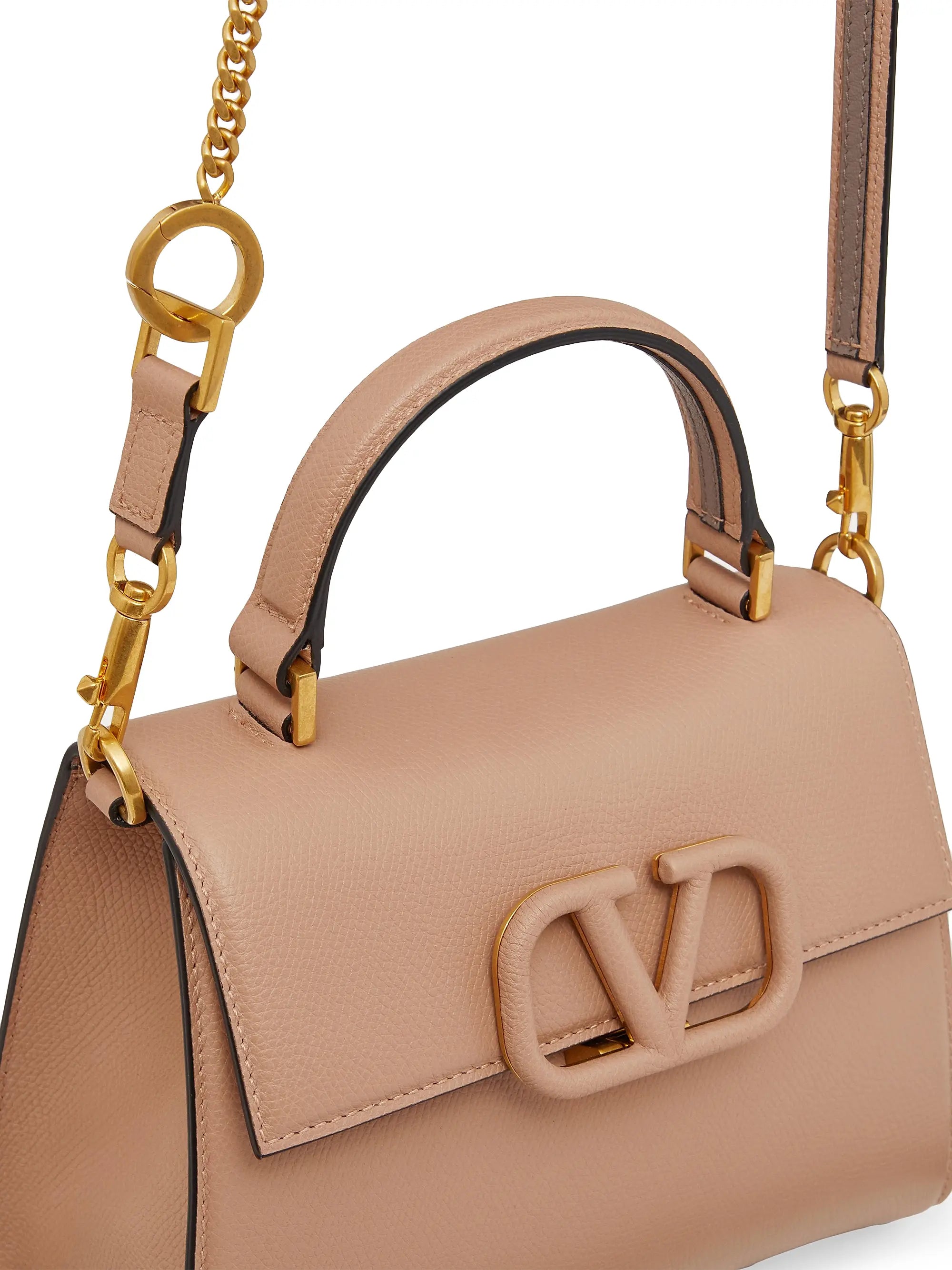 Valentino Garavani Small VSling Grainy Calfskin Handbag