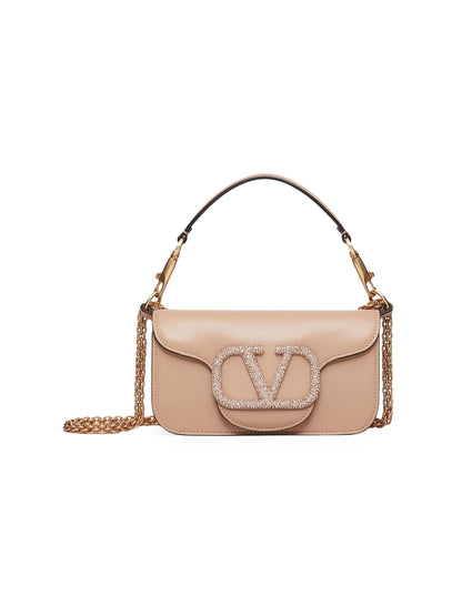 Valentino Garavani Locò Small Shoulder Bag With Jewel Logo