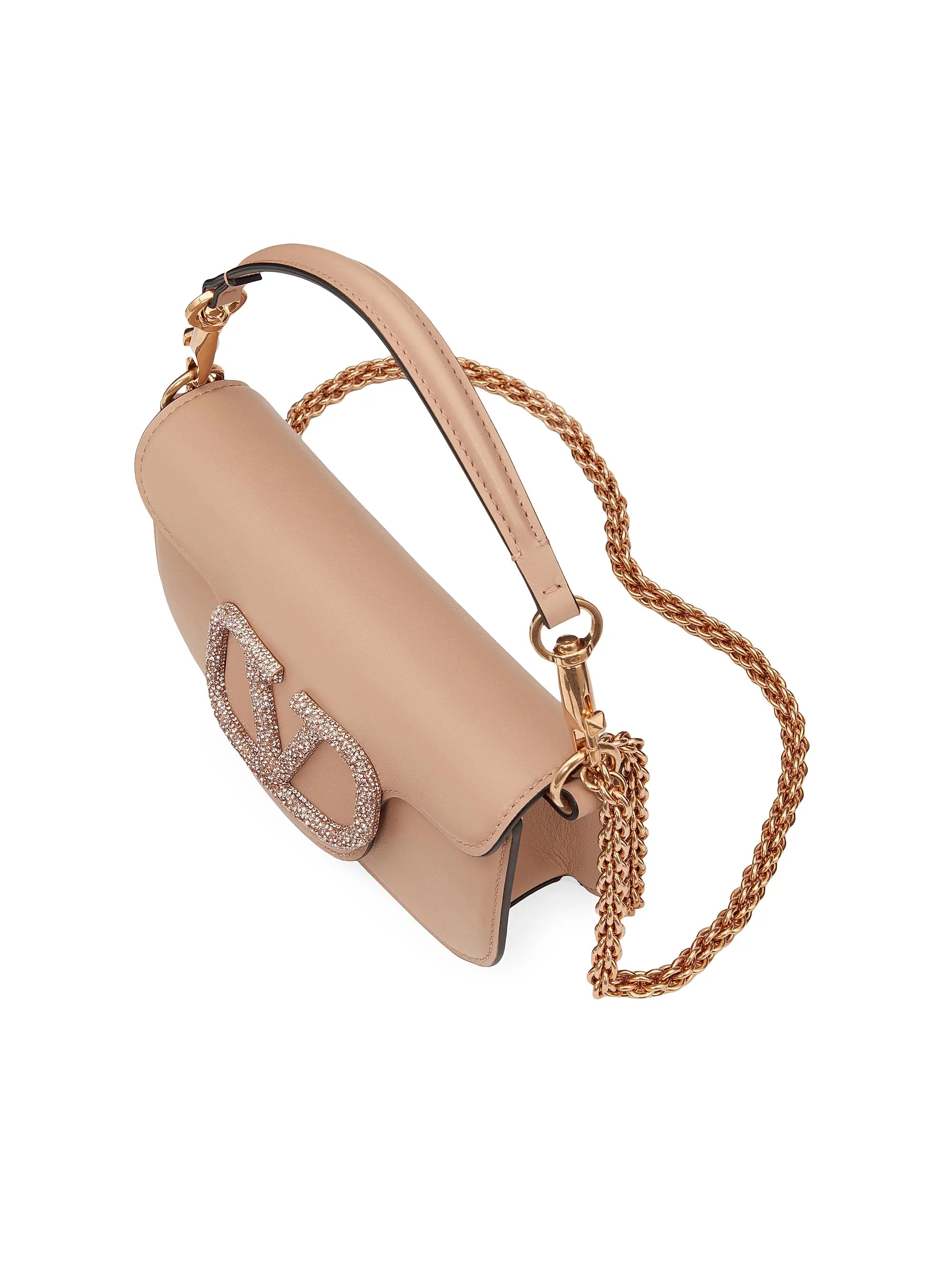 Valentino Garavani Locò Small Shoulder Bag With Jewel Logo