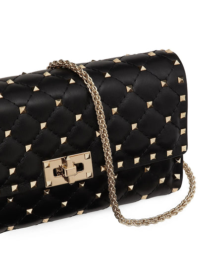 Valentino Garavani Rockstud Spike Nappa Leather Crossbody Clutch Bag
