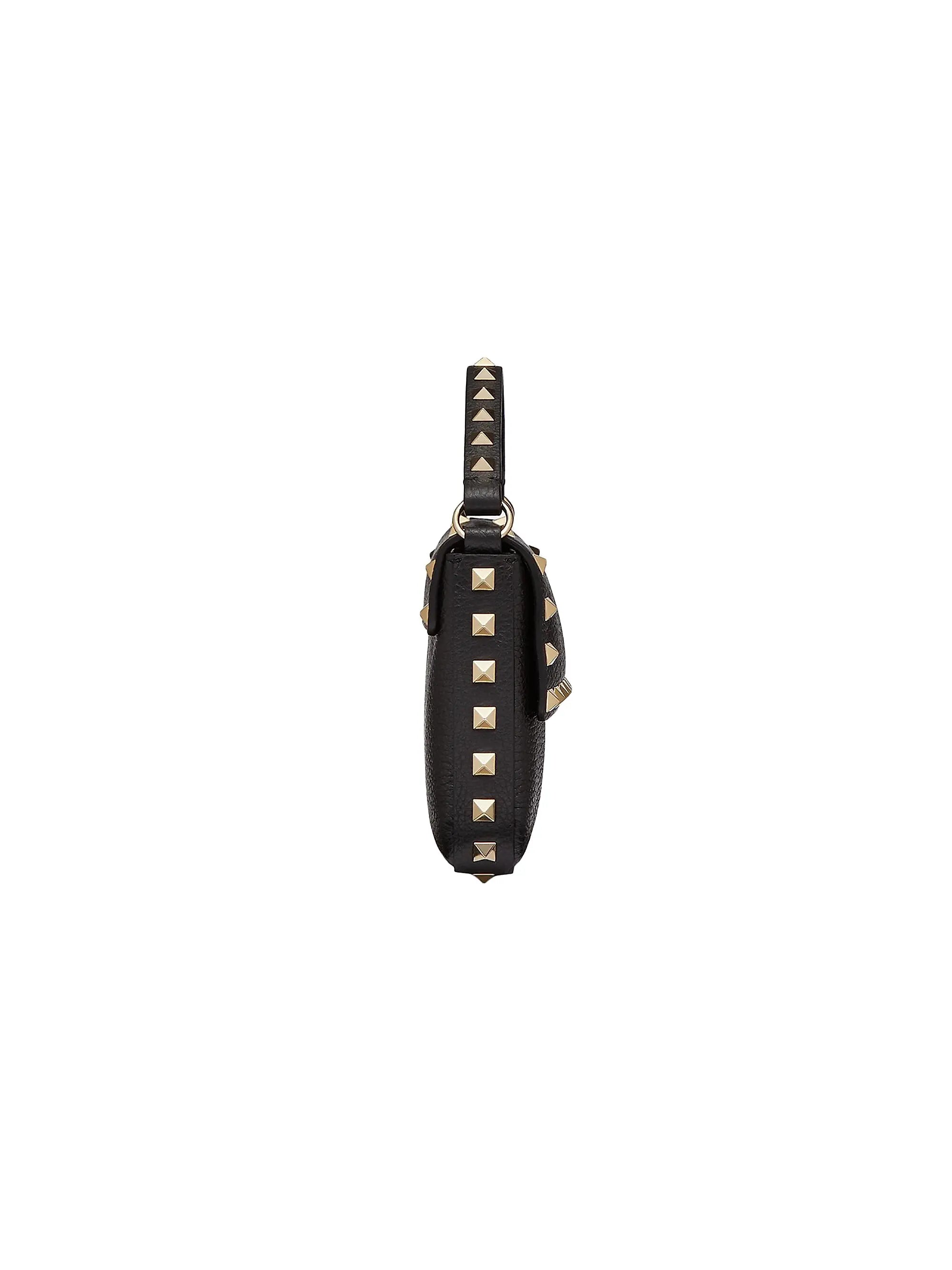 Valentino Garavani Rockstud Grainy Calfskin Pouch