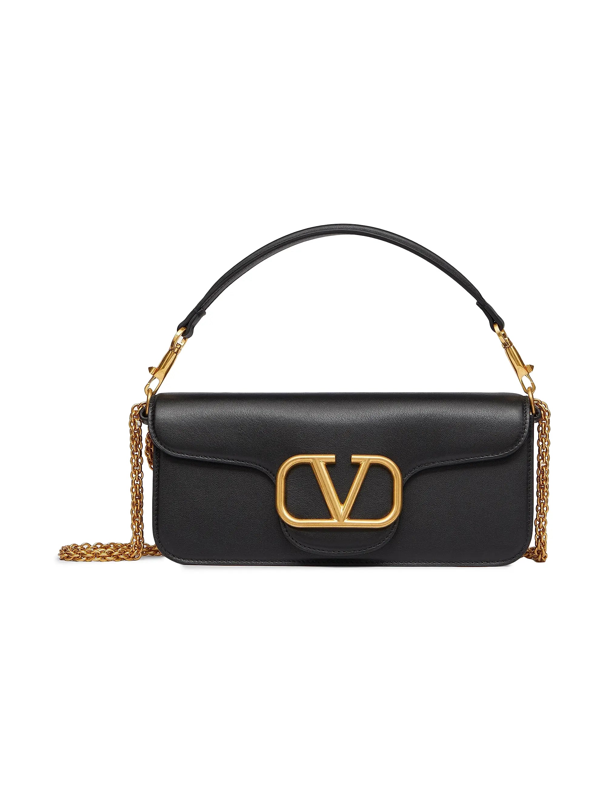 Valentino Garavani Valentino Garavani Locò Calfskin Shoulder Bag