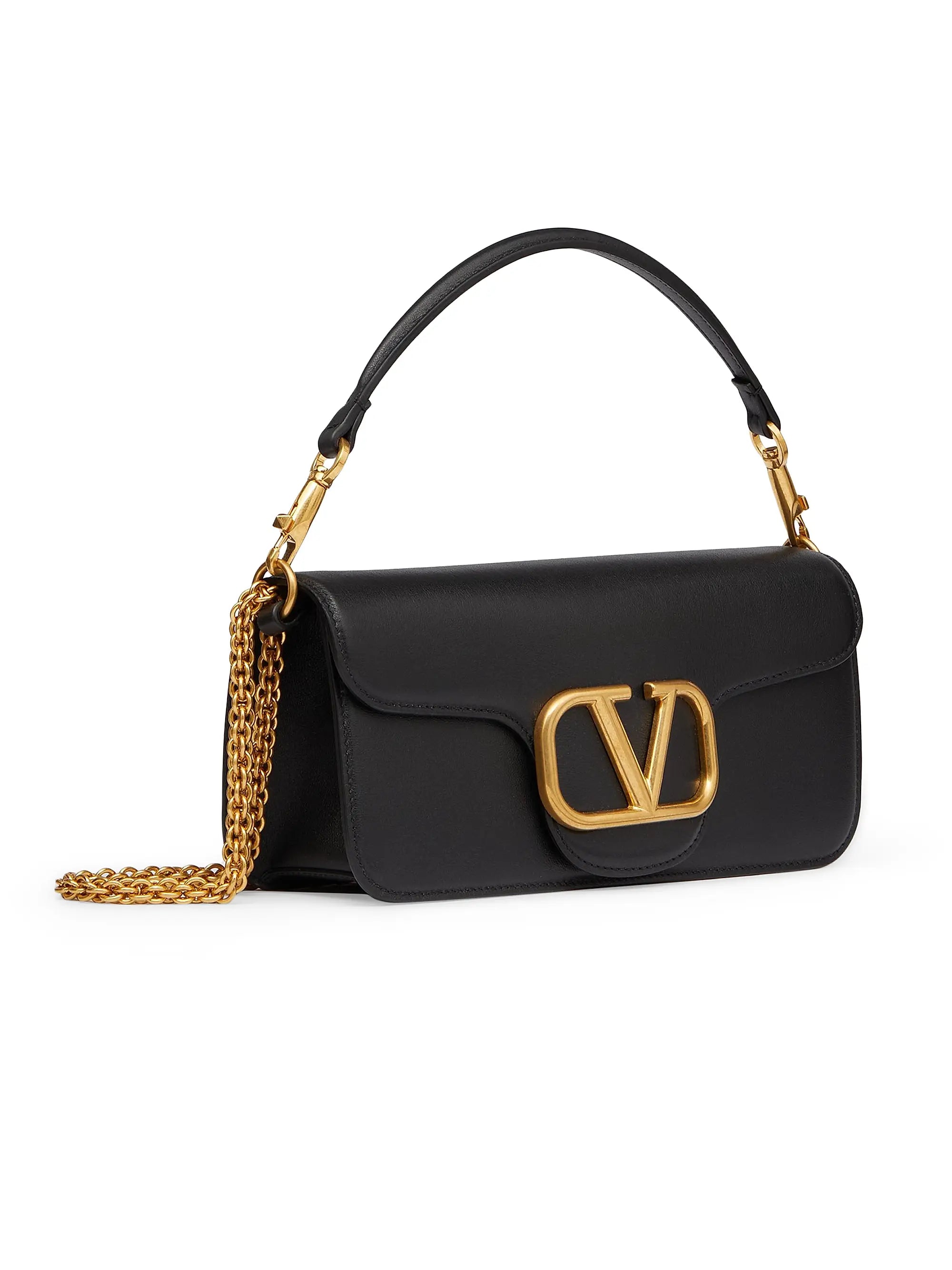 Valentino Garavani Valentino Garavani Locò Calfskin Shoulder Bag