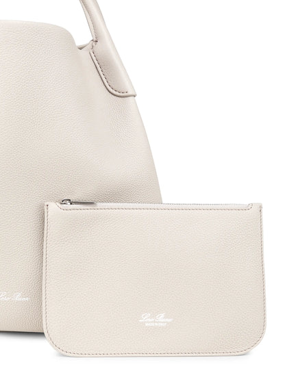 Loro Piana Bale Leather Top Handle Bag