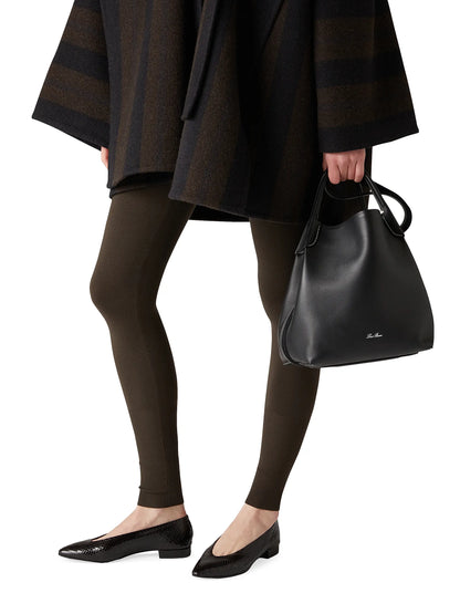 Loro Piana Bale Large Rounded Leather Bag
