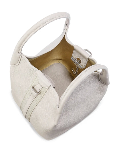 Loro Piana Bale Leather Top Handle Bag