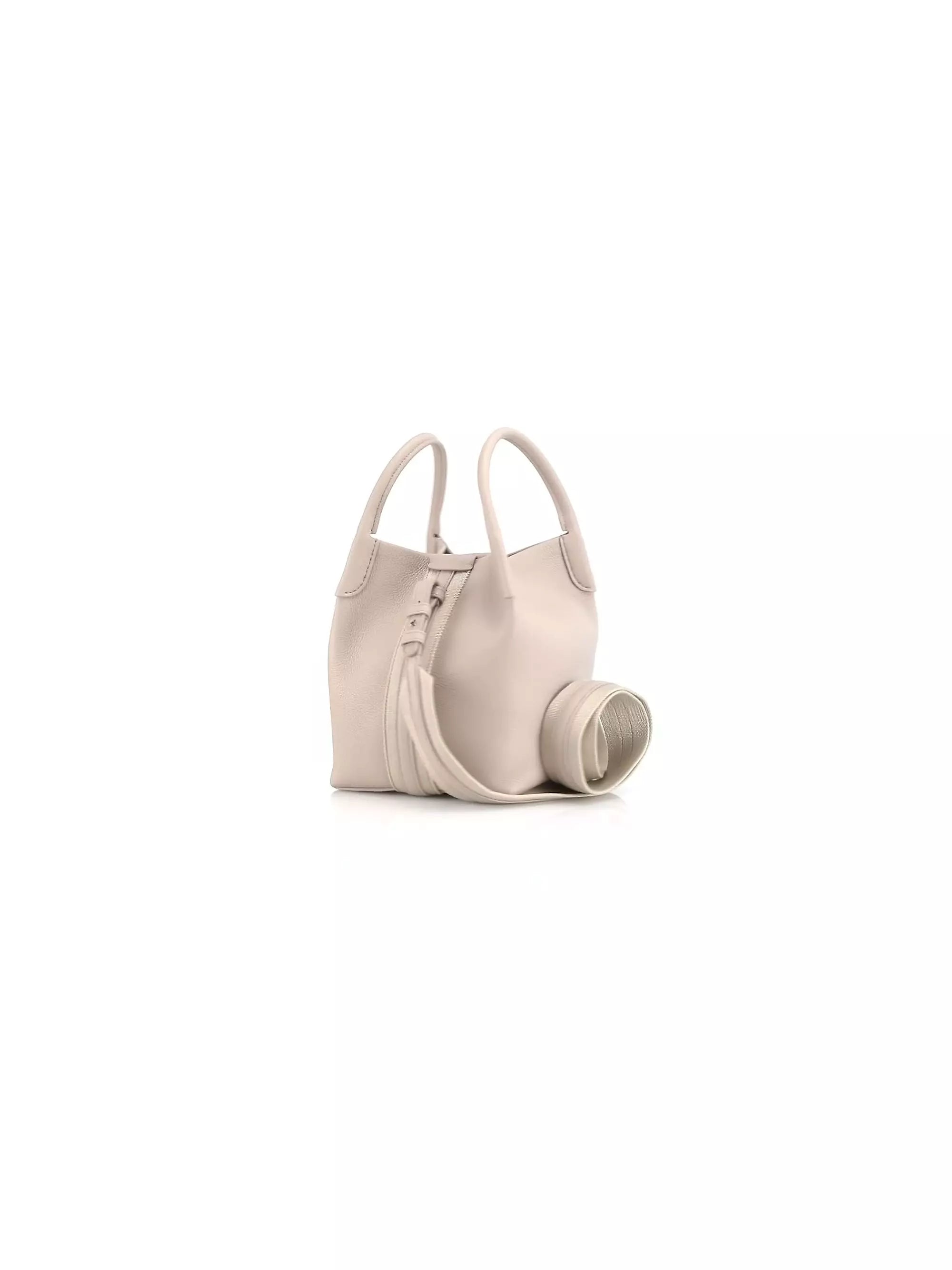 Loro Piana Bale Leather Top Handle Bag