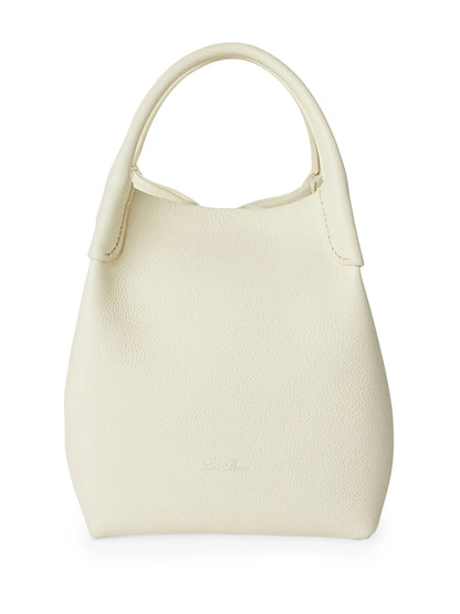 Loro Piana Bale Leather Top Handle Bag