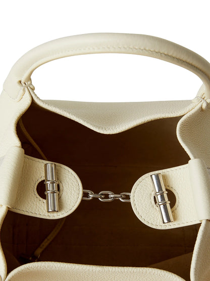 Loro Piana Bale Leather Top Handle Bag