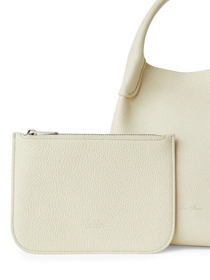 Loro Piana Bale Leather Top Handle Bag