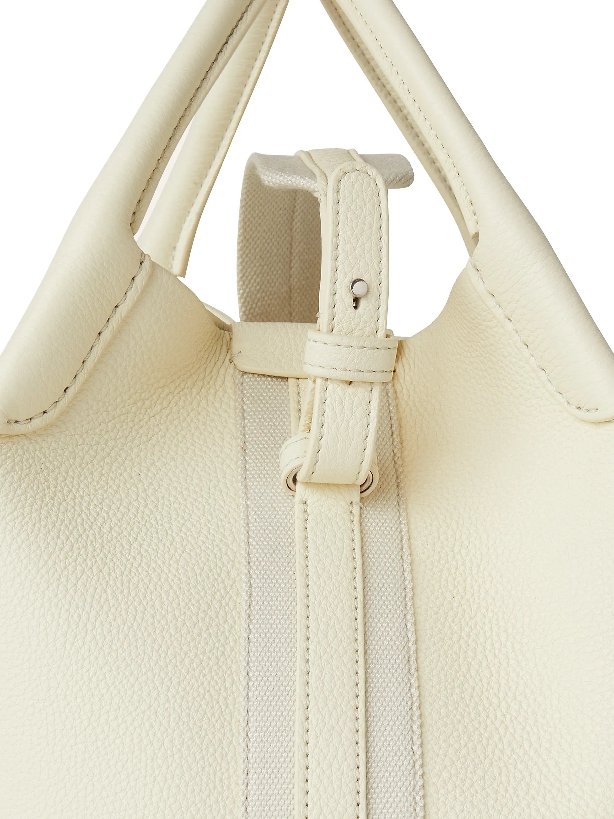 Loro Piana Bale Leather Top Handle Bag