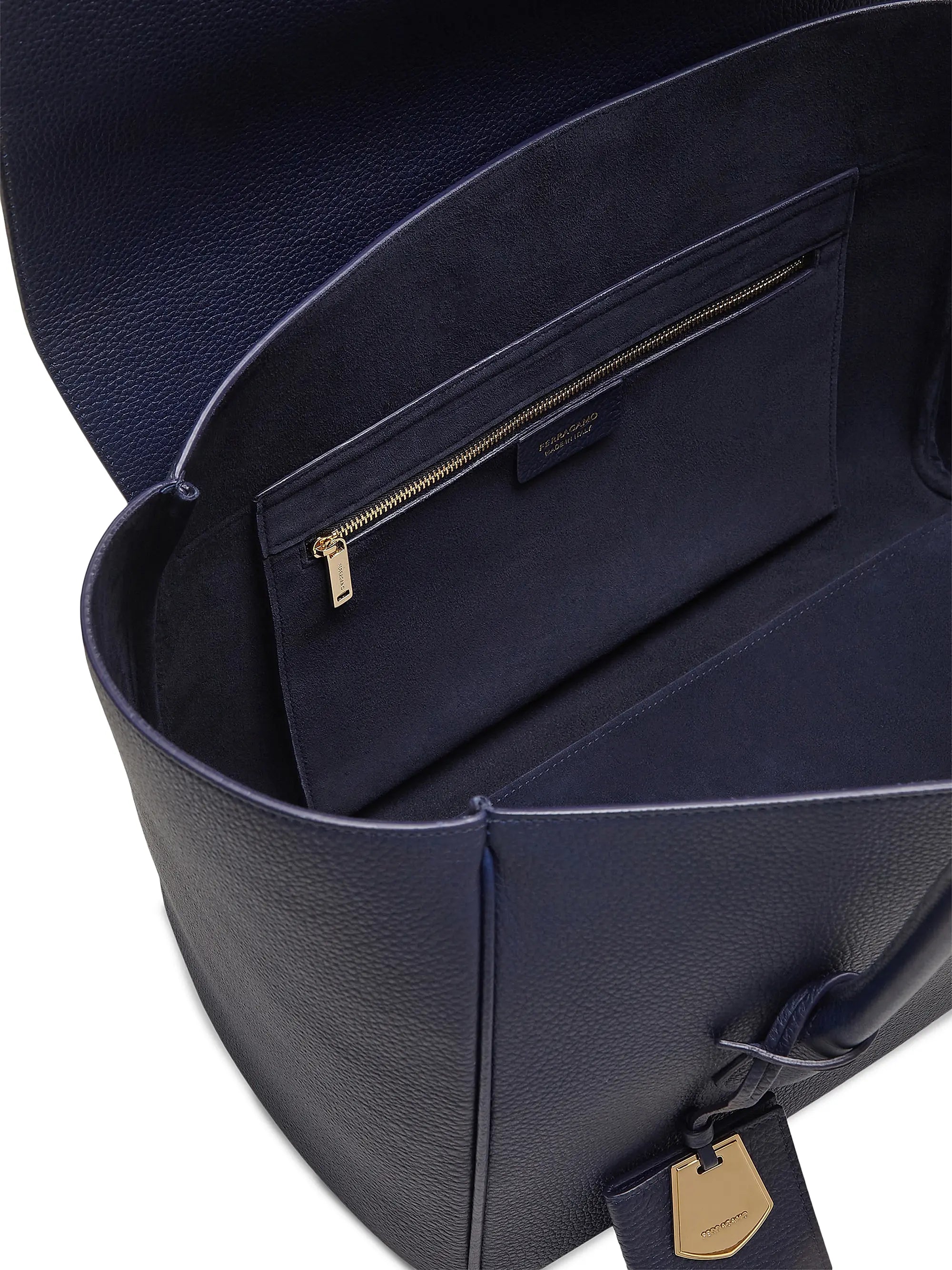 FERRAGAMO Large Firenze Leather Tote Bag