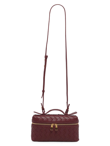 Bottega Veneta Bang Bang Intrecciato Leather Crossbody Vanity Case Bag