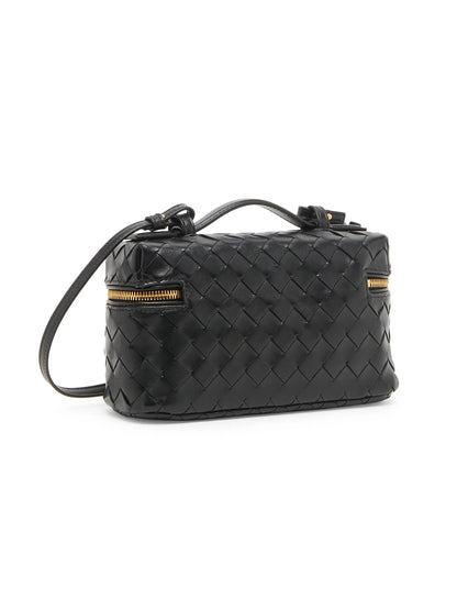 Bottega Veneta Bang Bang Intrecciato Leather Crossbody Vanity Case Bag