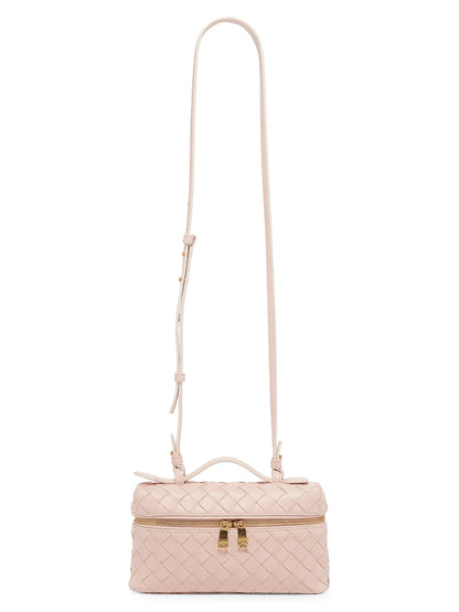 Bottega Veneta Bang Bang Intrecciato Leather Crossbody Vanity Case Bag