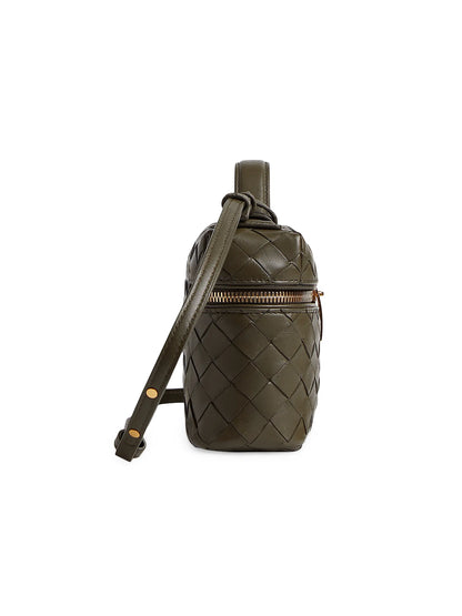 Bottega Veneta Bang Bang Intrecciato Leather Crossbody Vanity Case Bag