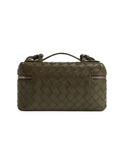 Bottega Veneta Bang Bang Intrecciato Leather Crossbody Vanity Case Bag