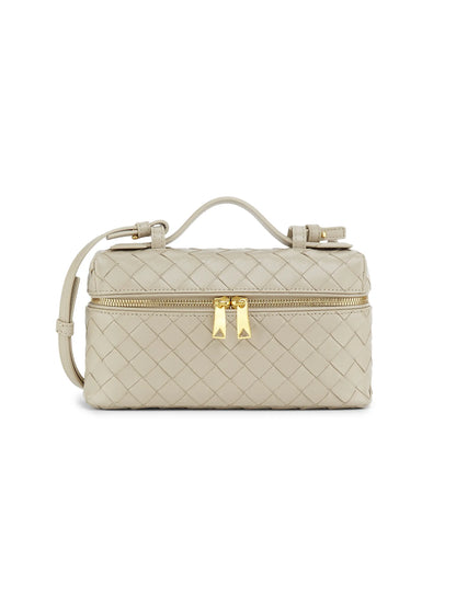 Bottega Veneta Bang Bang Intrecciato Leather Crossbody Vanity Case Bag