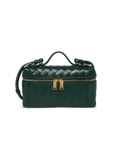 Bottega Veneta Bang Bang Intrecciato Leather Crossbody Vanity Case Bag