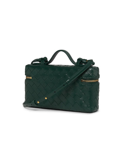 Bottega Veneta Bang Bang Intrecciato Leather Crossbody Vanity Case Bag
