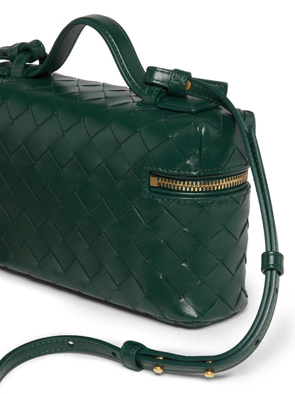 Bottega Veneta Bang Bang Intrecciato Leather Crossbody Vanity Case Bag