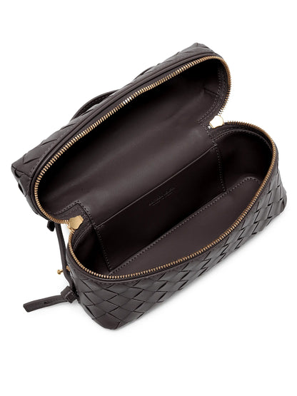 Bottega Veneta Bang Bang Intrecciato Leather Crossbody Vanity Case Bag