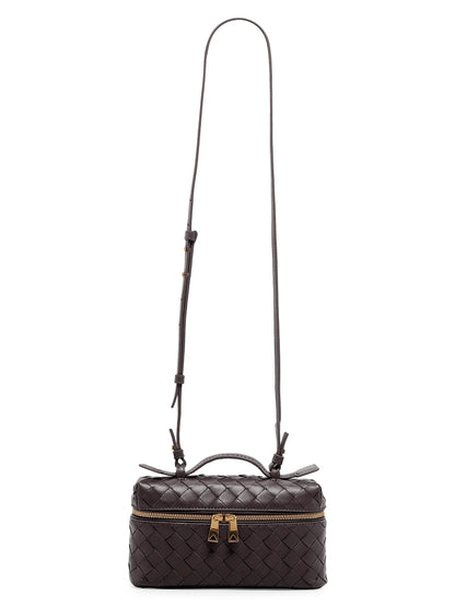 Bottega Veneta Bang Bang Intrecciato Leather Crossbody Vanity Case Bag