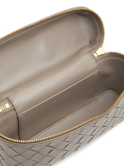 Bottega Veneta Bang Bang Intrecciato Leather Crossbody Vanity Case Bag