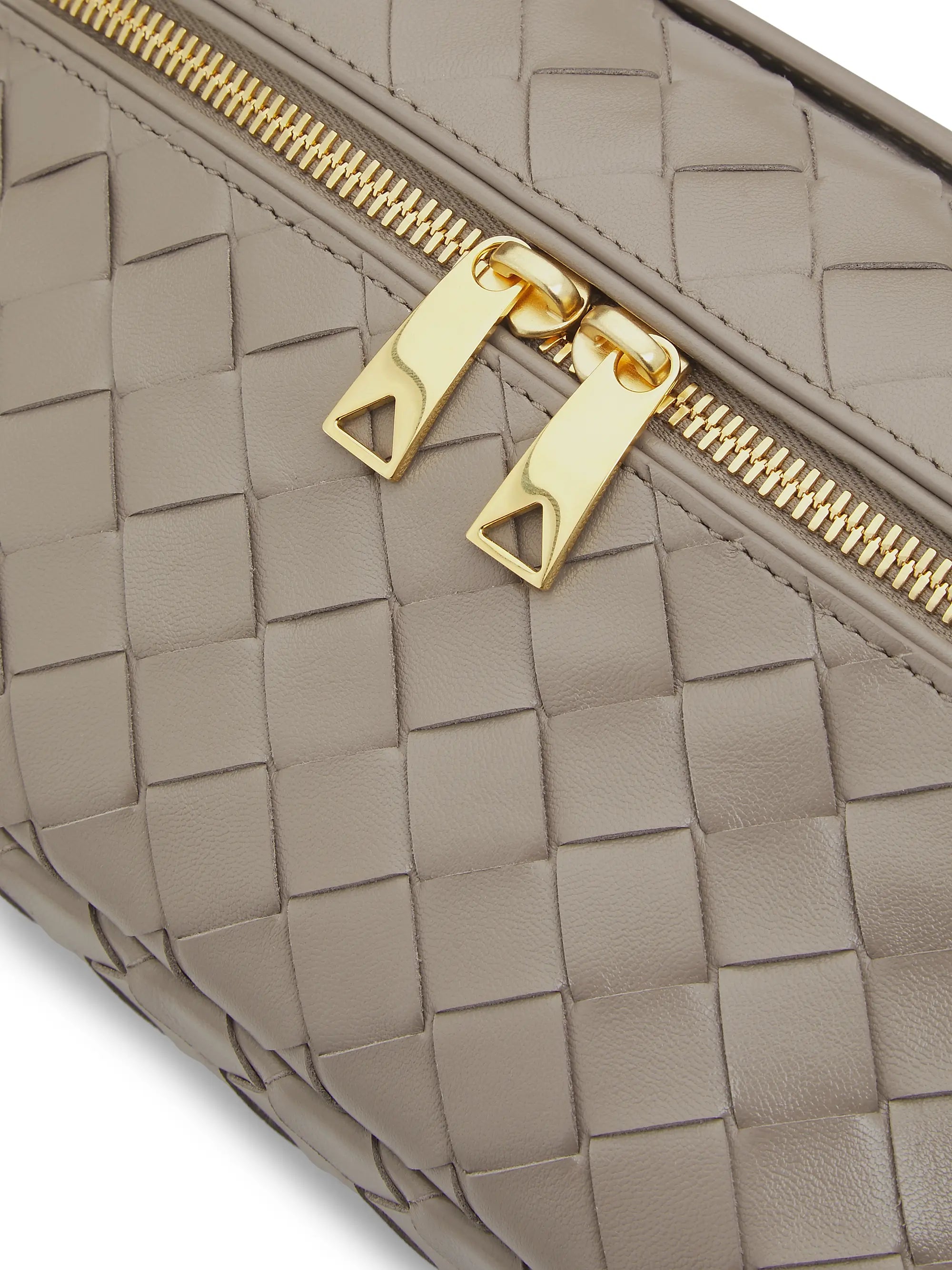 Bottega Veneta Bang Bang Intrecciato Leather Crossbody Vanity Case Bag