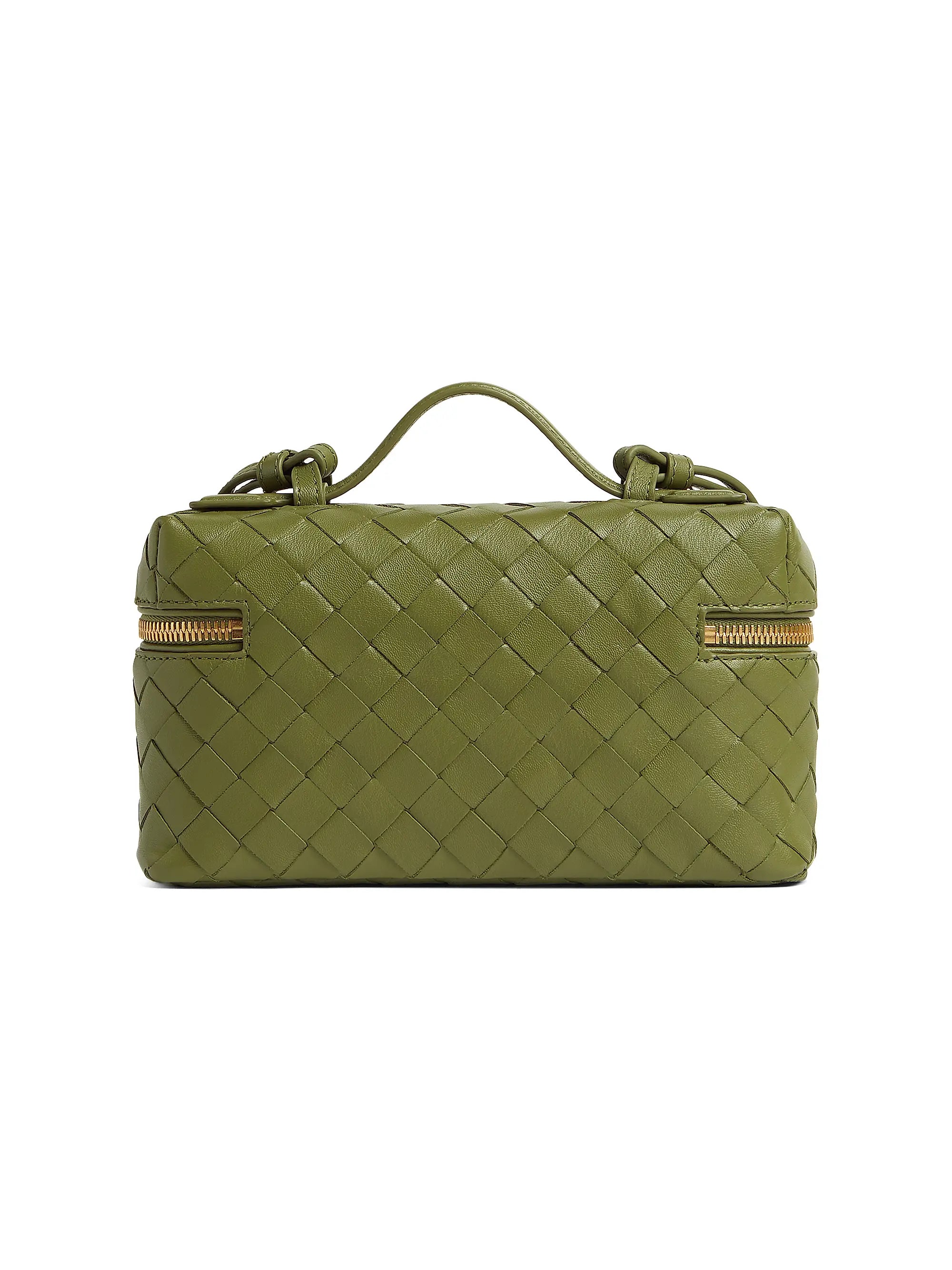 Bottega Veneta Bang Bang Intrecciato Leather Crossbody Vanity Case Bag