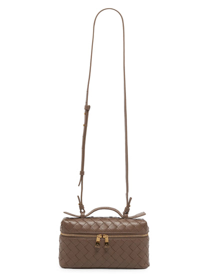 Bottega Veneta Bang Bang Intrecciato Leather Crossbody Vanity Case Bag