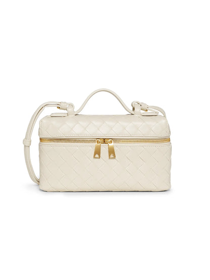 Bottega Veneta Bang Bang Intrecciato Leather Crossbody Vanity Case Bag